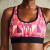 CultureFit Co Kente Print Sports Bra