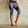 Culture Fit Blue Ankara Capris Side View